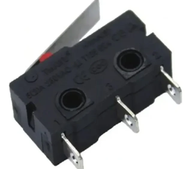 10 Peças - Chave Micro Switch Kw11-3z Chaste 18mm 3t 5a