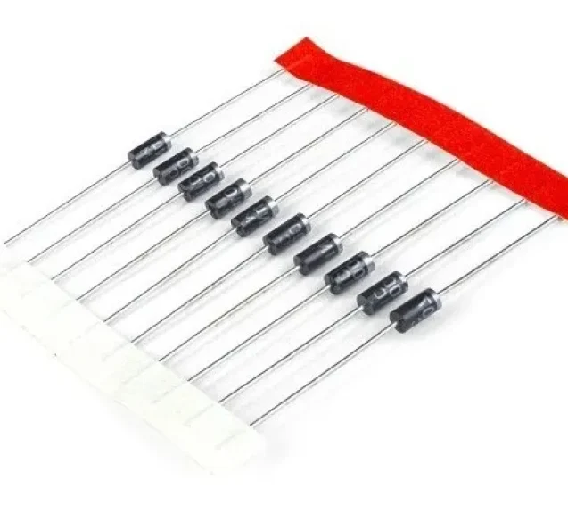 100 Peças - Diodo 1n4007 1a 1000v Fitado Mic Original