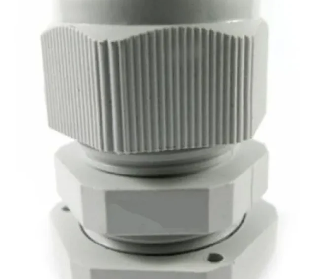 Kit 100 Peças - Prensa Cabo Nylon Pg13,5 1 -2 Cinza